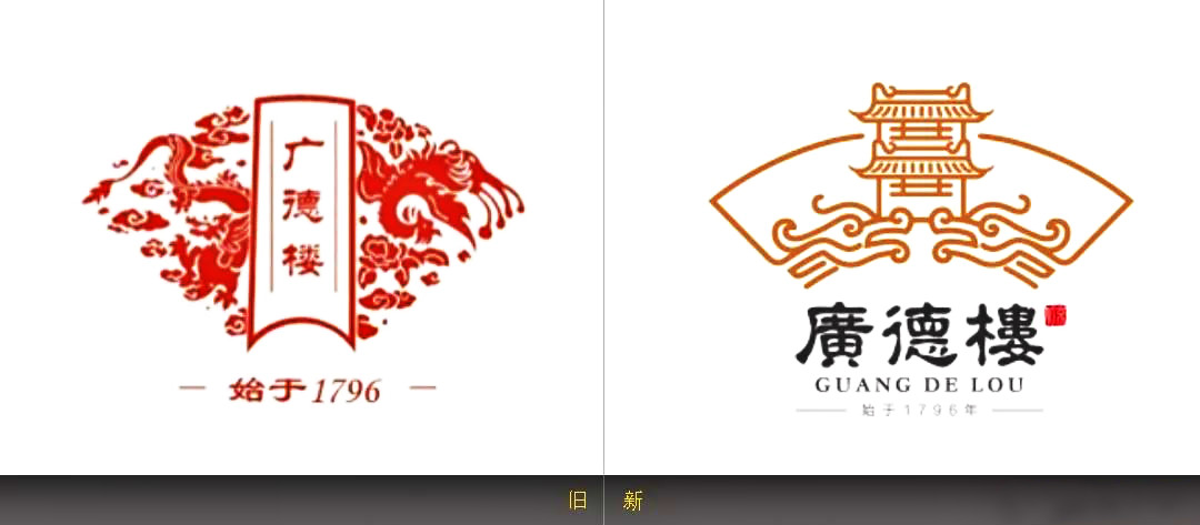 廣德樓新舊LOGO設(shè)計(jì)對比_高瑞品牌